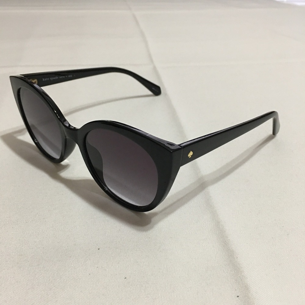 Kate Spade Samantha/S 80790 Sunglasses Black Cat Eye 54-20-140